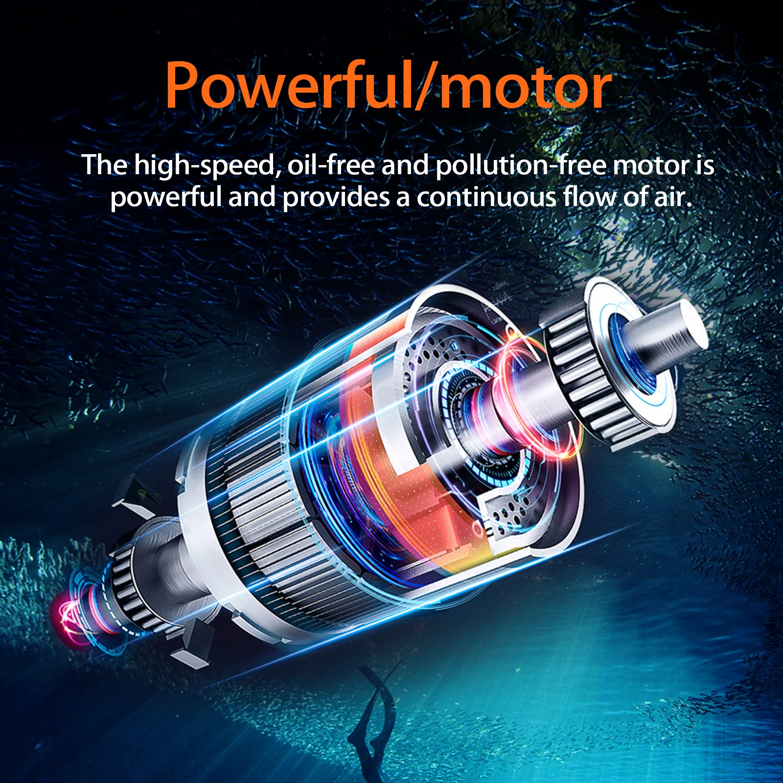 TUXING 7 Hours Scuba Diving Ventilator Support Deepest 15M Snorkel Equipment Dev