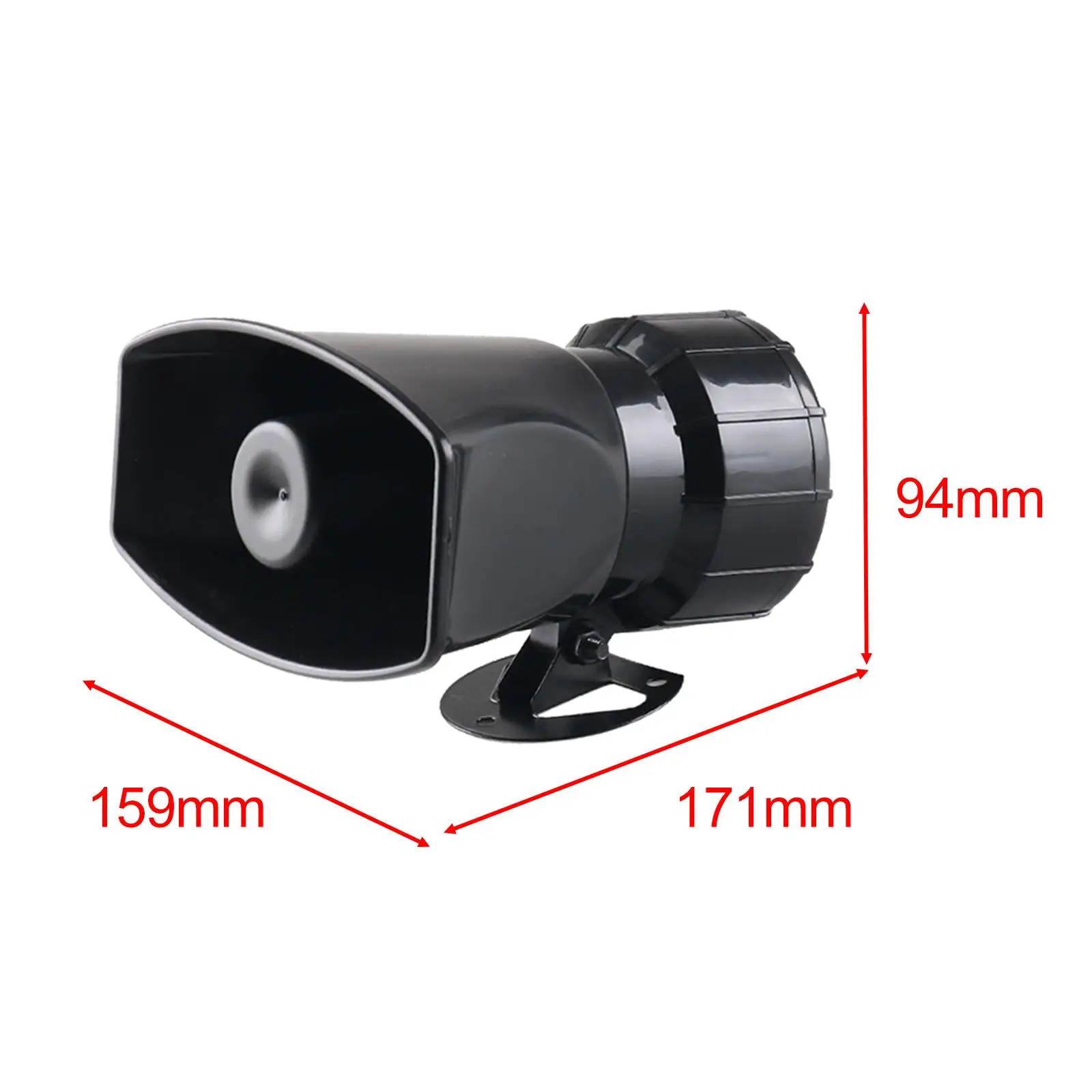 Generic Car Alarm Speaker 7 Tone Sound 12V Wireless with Mic System Electric Horn for Motorcycle Vehicle Boat Lorry Truck