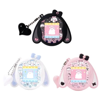 Custodia Protettiva in Silicone Mine Rabbit SP per Tamagotchi Uni Virtual Pet Machine con Adesivi Decorativi per Pannello Frontale e Accessori Regalo
