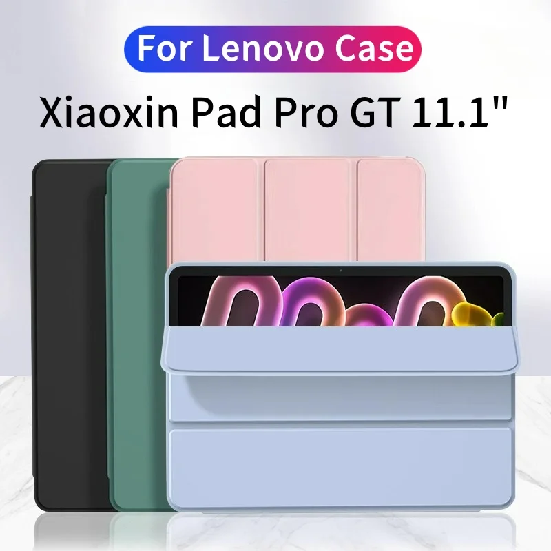 Premium Protective Magnetic Folding PU Stand Case with Soft TPU Back