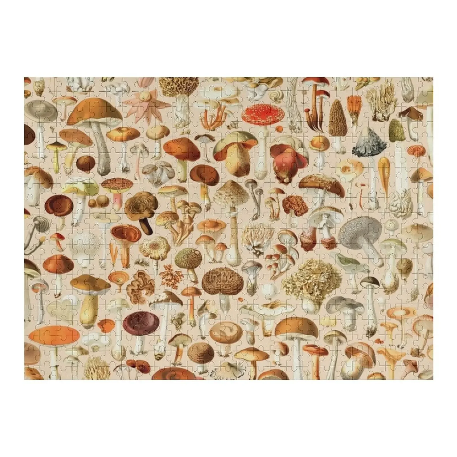 Vintage Mushroom Designs Collection Jigsaw Puzzle Novel Toys For Children 2022 Personalized Child Gift Picture Puzzle