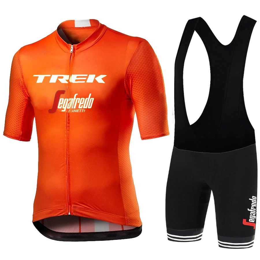 

TREK Bicycle Jersey Cycle Spring Summer Men's Cycling Pants With Gel Man Bike Outfit Mtb Suit Uniform Uniforms Complete 2024 Set