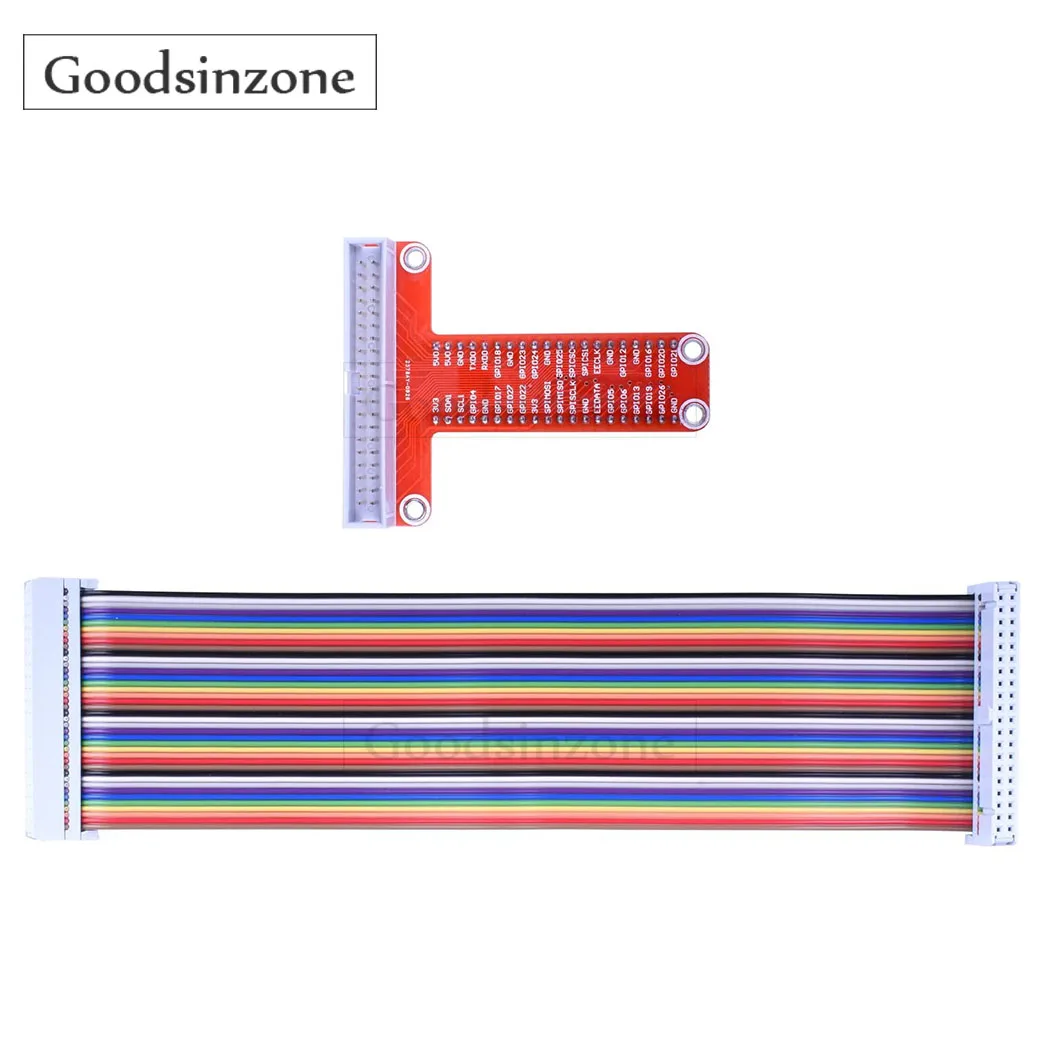 Scheda Espansione GPIO Per Raspberry Pi - Breakout T Con Cavo 40 Pin E Breadboard - Foto 2