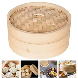 Kitchen Bamboo Steamer Convenient Seafood Tools Chinese Dim Sum Steaming Basket Dessert Buns Making Household