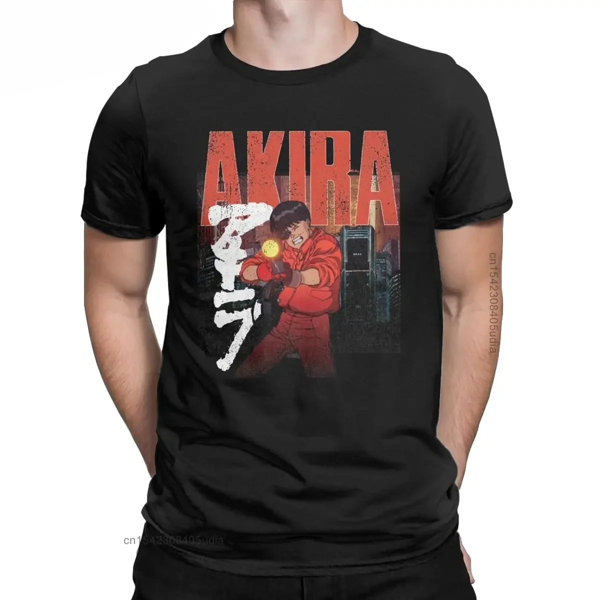 

Akira Kaneda Tetsuo Graphic T Shirts For Men Cotton Vintage Tshirt Harajuku Tees Short Sleeve Tops Summer