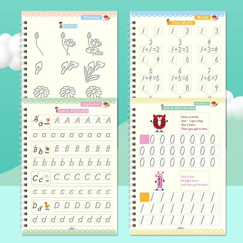 Kids Reusable Writing Book 2
