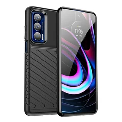 Premium Shockproof Silicone Case - Elegant Protection for Moto Edge 20 Pro (Black)
