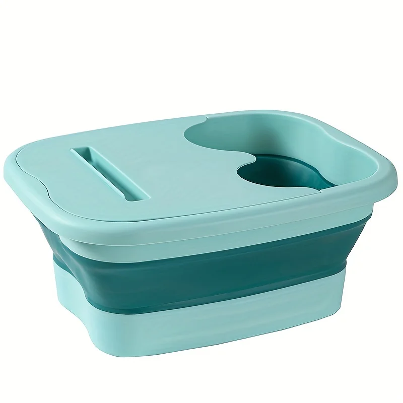 Foldable Foot Soaking Bucket Bathtub Portable Multi functional Soaking Massage Spa Pot Water Container automatic heating foot bath