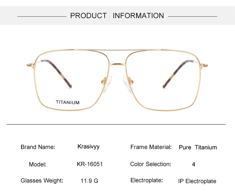 Krasivyy Men's Eyeglasses