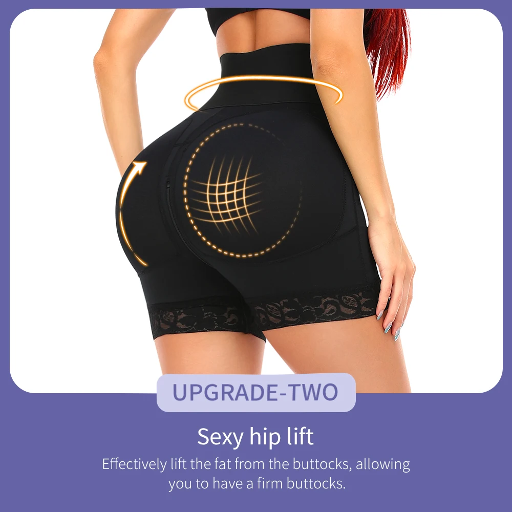 Sexy Butt-Lifting Pants Women's Bottoming Butt Lifter Panties Faja Shorts Hip Enhancer Tummy Control Butt Lifting Shapewear