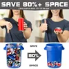 AutomaticCans Crusher Beer Juice Cola Continuous Cans Presser Machine Aluminum Bottles Flattening Tool Machine Home Use 5