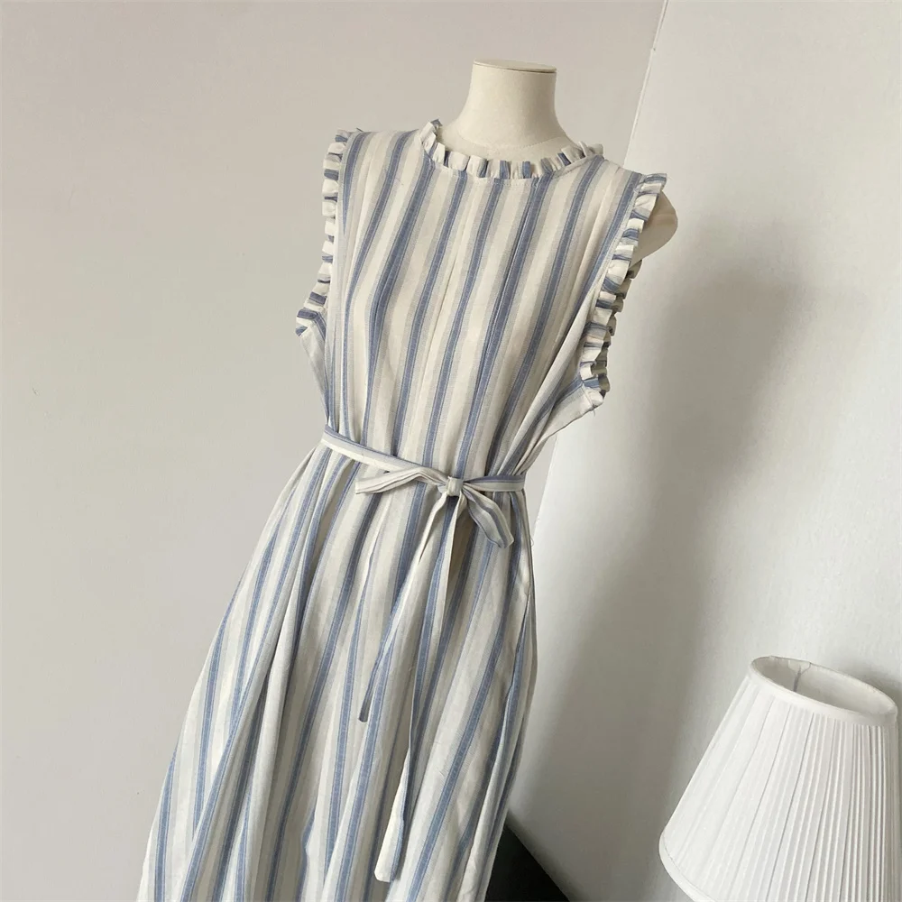 

Women's half high-collar high-quality knitted dress, sleevy slim solid color, elegant fashion, sexy one-piece skirt, 2024 Summer new