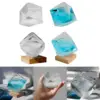 Weather Predictor Cube Shape Storm Glass Barometer Art Crafts Weather Forecast Bottles for Office Tabletop Home Decor Xmas Gift 3