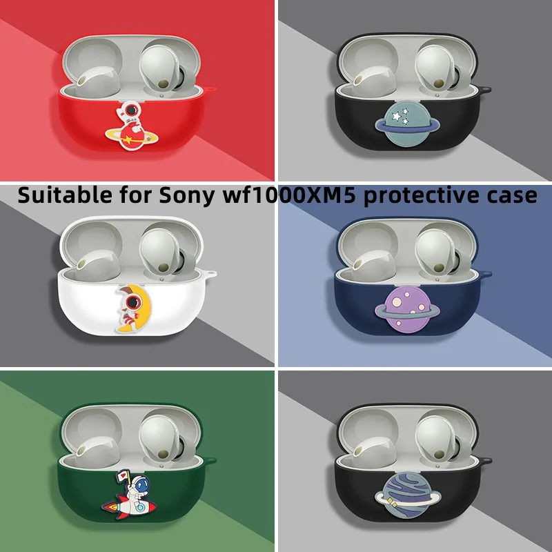 Custodia Per Cartoni Animati Per Sony Wf-1000Xm5 Bluetooth Shell Anti-Goccia Antiurto All-Inclusive In Silicone Morbido Protettivo Per Wf1000Xm5