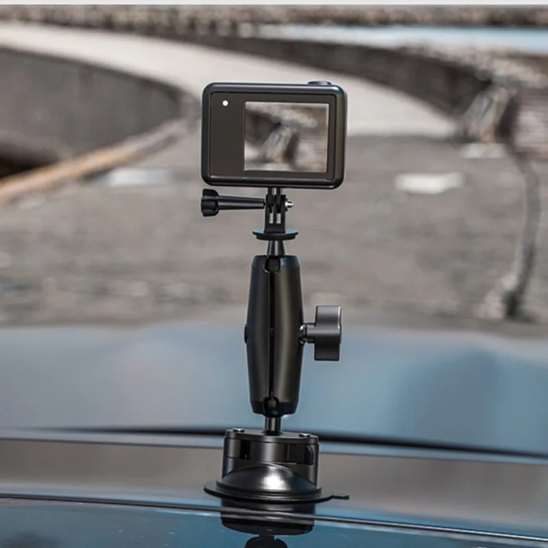 Auto Action Camera Ventosa Per Gopro Hero 9 8 7 5 Black Sjcam Sj7 Yi 4K H9 Go Pro 7 Osmo Mount Window Glass Sucker Accessory