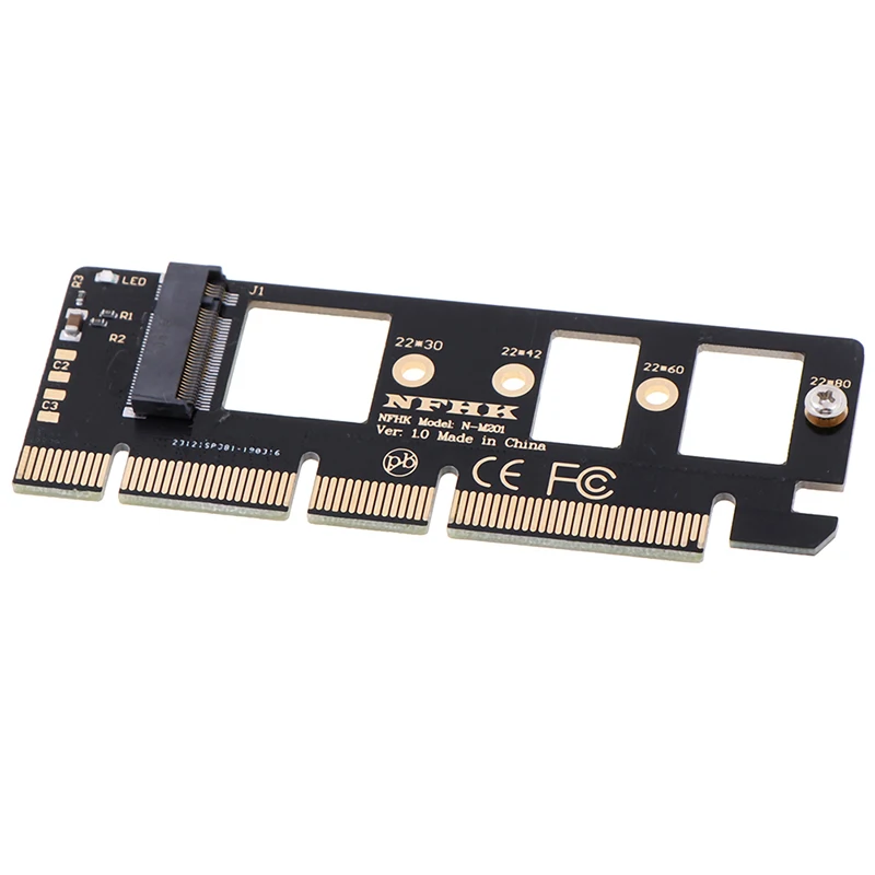 

Новинка 1 шт., переходник NGFF M Key M.2 NVME AHCI SSD к PCI-E PCI Express 3,0 16x x4, переходник-карта для XP941 SM951 PM951 A110 SSD