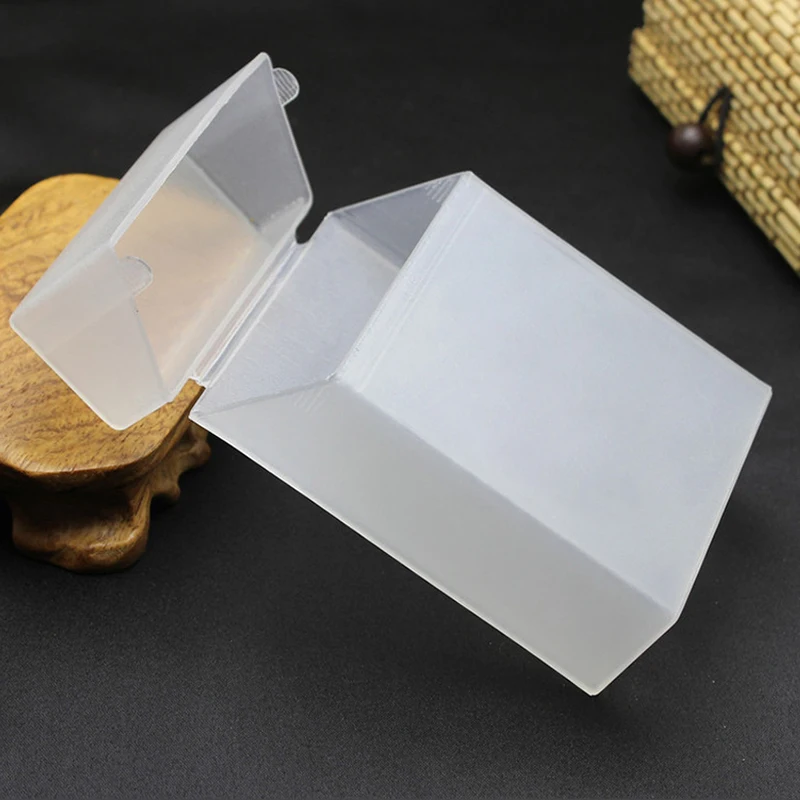 Transparent Plastic Storage Box Photocards Small Card Storage Box Organizer Box Cigarette Case Classification Box 5