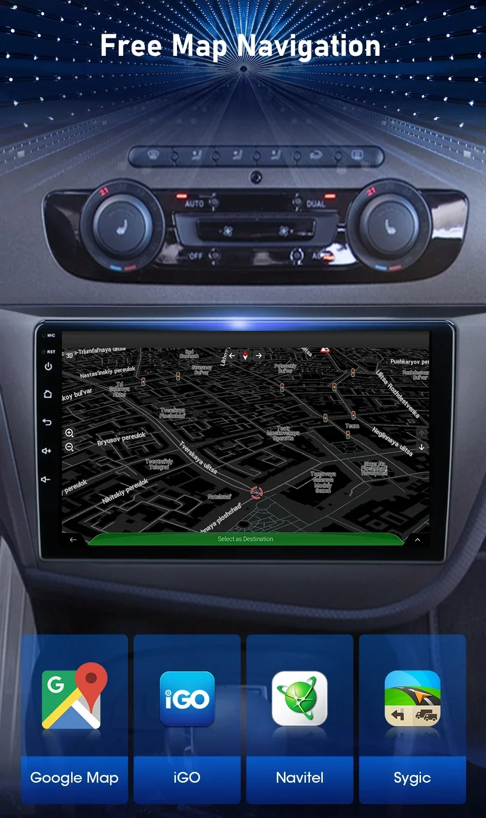 Srnubi Drahtlose Carplay Android Auto Auto Radio Für Seat Leon 2 MK2 2005 2006 2007 2008-2012 4G GPS Multimedia Stereo Player 2din – Detail 7