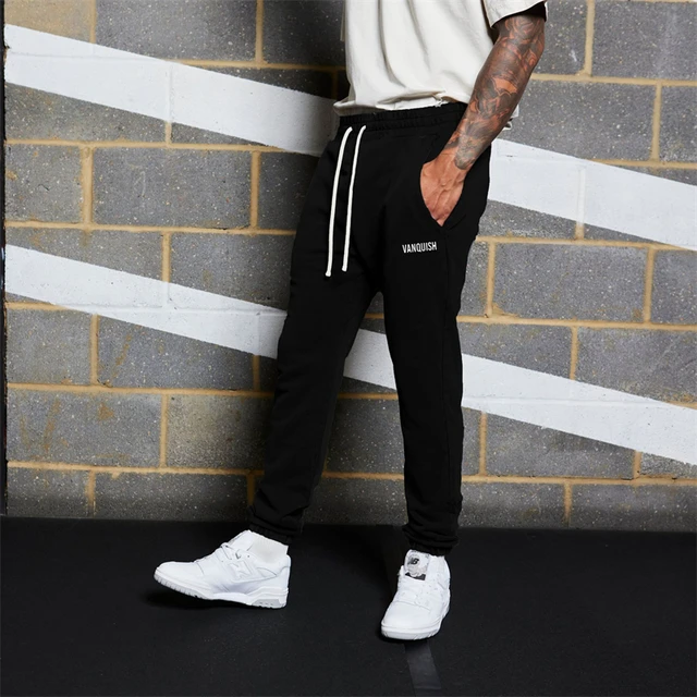 Pantalones De Chándal Ajustados Para Hombre, Ropa Deportiva Para Correr,  Gimnasio, Culturismo, Verano - Pantalones Deportivos - AliExpress