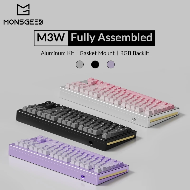 【美品】Akko monsgeek m3w キーボード M3W Fully Assembled - MonsGeek