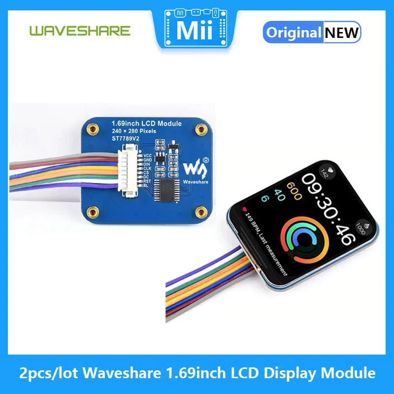 ̺꽦   LCD ÷ , 1.69 ġ LCD ÷, 240  280 ػ, SPI ̽,  ̿ IPS, Ʈ 2 