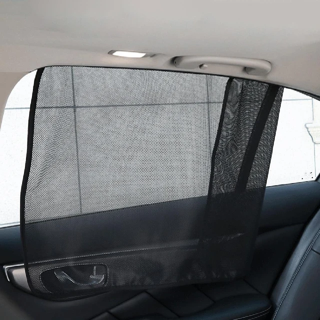 For Most Vehicles Window Sunshield Summer Use Road Trips Foldable Mesh Sunshade For Car Sun Protection Foldable Design 5
