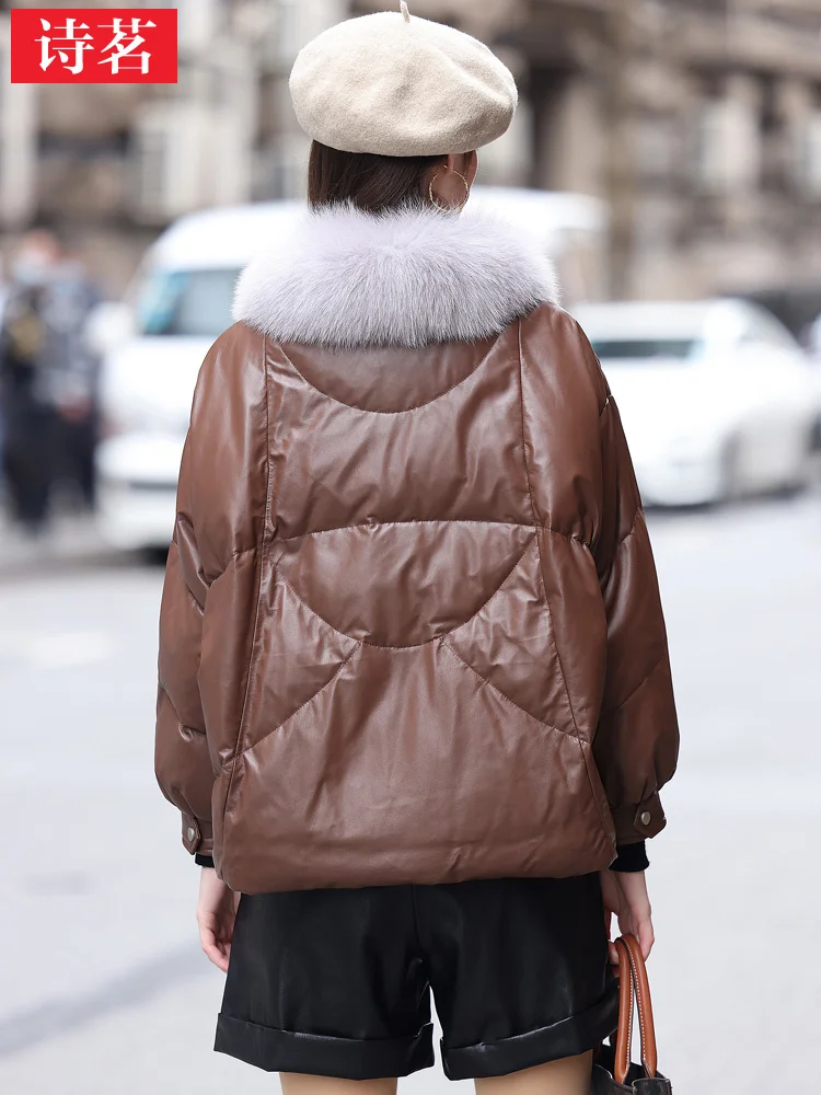 Рисунок 2 - Зимнее Новое модное пуховое пальто из овечьей кожи