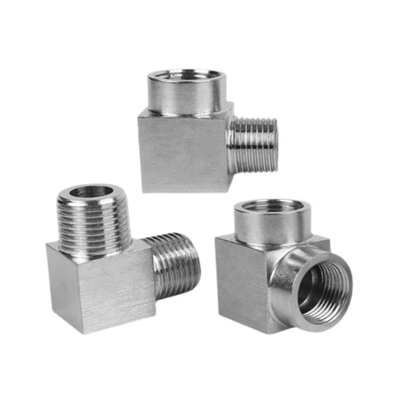 1 PC High Presssue 1/8" 1/4" 3/8" 1/2" 3/4" 1" Female Male Elbow Angle 90 Degree Coupler 304 Stainless Pipe Fitting Water Gas pipe fitting,water pipe fitting,hose pipe fitting