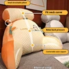 70cm Lounge Chaise Backrest Cushion for Bed Headboard Sun Lounger Chair Pillow with Headrest for Reading Winter Home Products 2