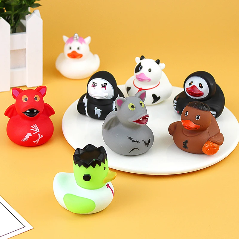 Baby Shower Toy Shower Bathroom Children Playing In Water Kawaii Yellow Duck So Cute Set Beach Toys Children Toys 5