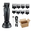 KM2296 Kemei Original Professional Rechargeable Hair Trimmer Adjustable Hair Clipper USB Carving Barber Salon