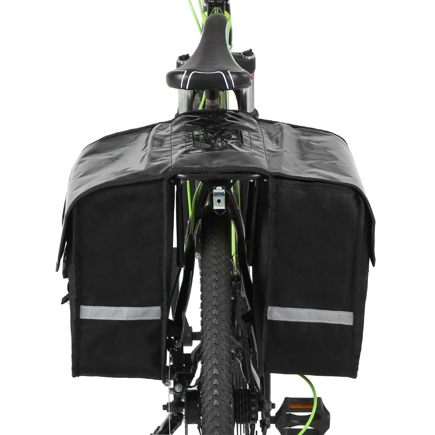 Water Resistant Bicycle Rear Seat Carrier Bag, 28L Capacity