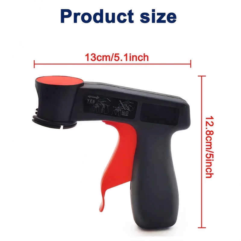 Polishing Paint Spray Gun Adaptor Instant Aerosol Trigger Handle with Full Grip Lock Universal Fit Cars Maintenance Care Tool 2