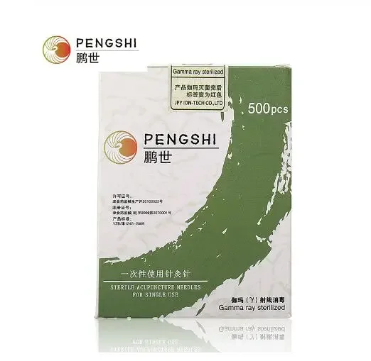 500/box 0.30*25/40/50/60/75mm pengshi Gamma ray sterilized acupuncture needles weight loss acupuncture massage beauty needle
