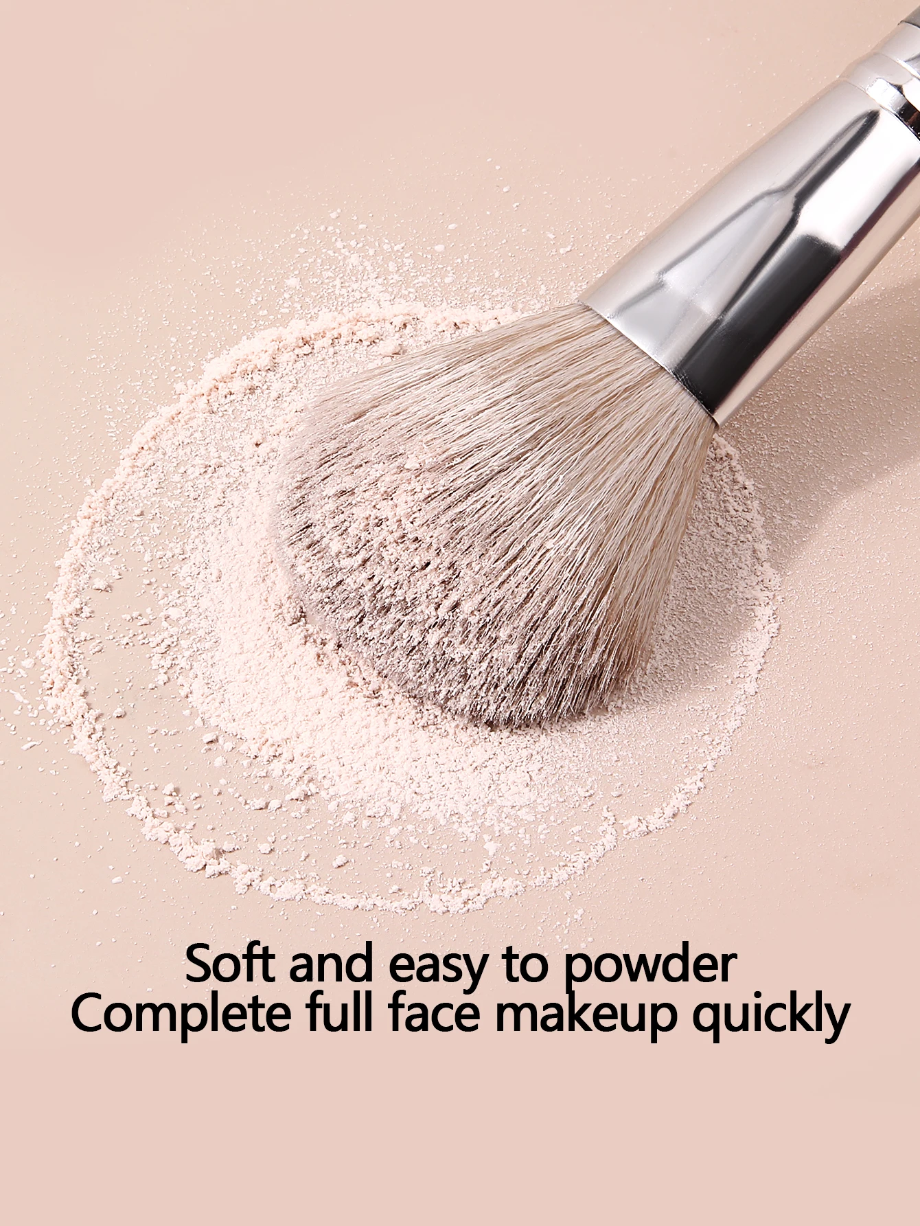 1pcs high quality fluffy soft large powder brush powder blusher brush repair brush multi-function beginner makeup brush tool 5