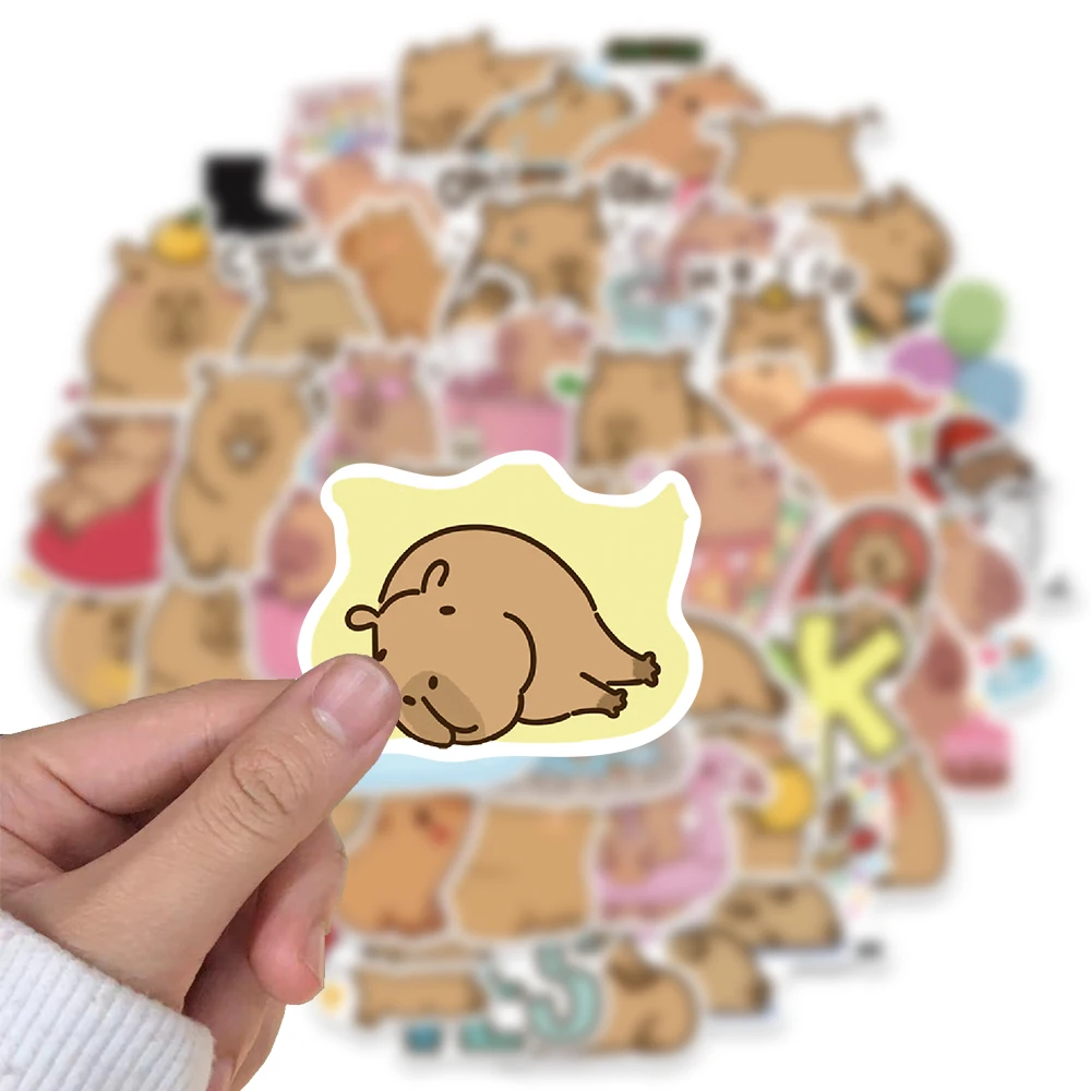 창의적인 복어 시리즈 스티커, DIY 스케이트보드 노트북 수하물 자전거 오토바이, 휴대폰 자동차 그래피티 스티커, 50 개