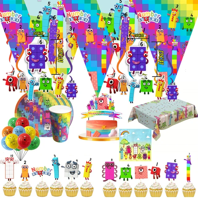 The Numberblocks Party Decoration Birthday Sets: A Whimsical Celebration