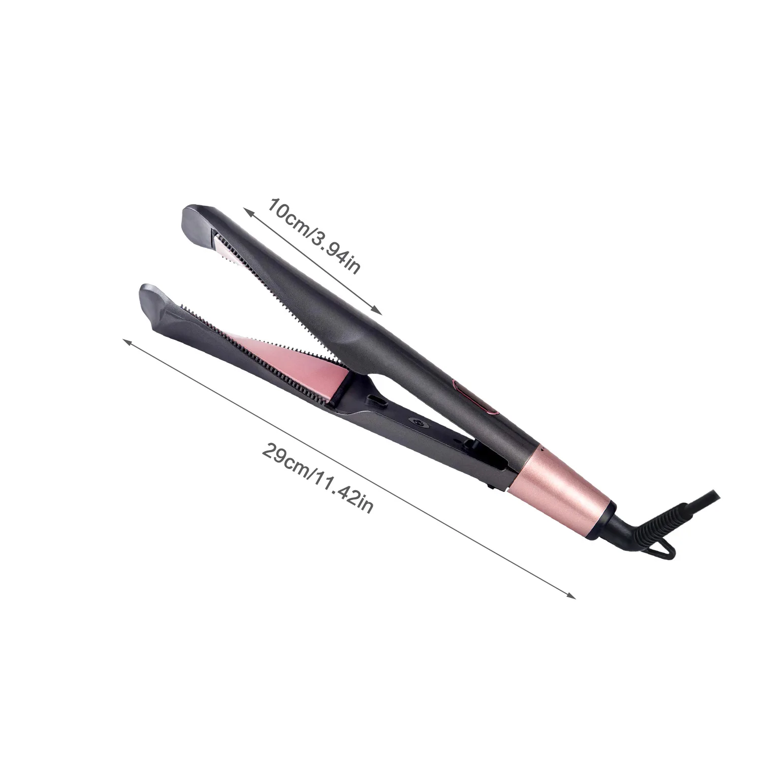2 in 1 Hair Straightener And Curler Twist Straightening Curling Iron Professional Negative Ion Fast Heating Styling Flat Iron