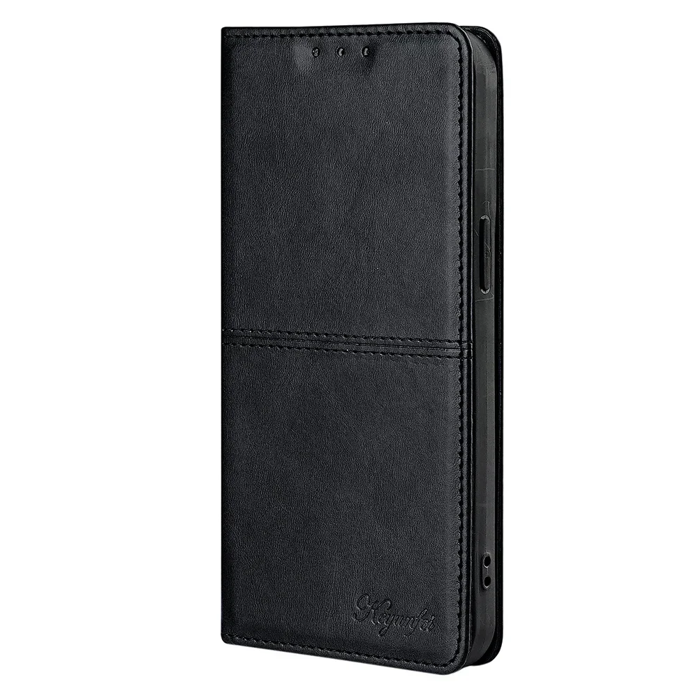 Classic Magnetic Flip Case with Card Slots and Book Cover Design