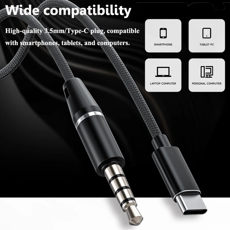 3.5mm Not-in Ear Headphones TP-C Wired Open Ear Sports Gaming Headset Hifi Sound Music Earphone with ENC MIC for Clear Calls