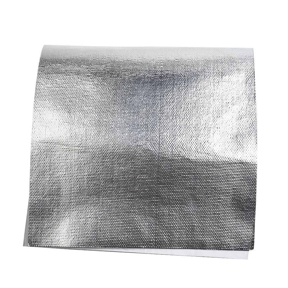 

Durable Practical Car Heat Protection Film Mat Part 1.4mm Thickness Heat Protection Silver Insulation Sound Deadener