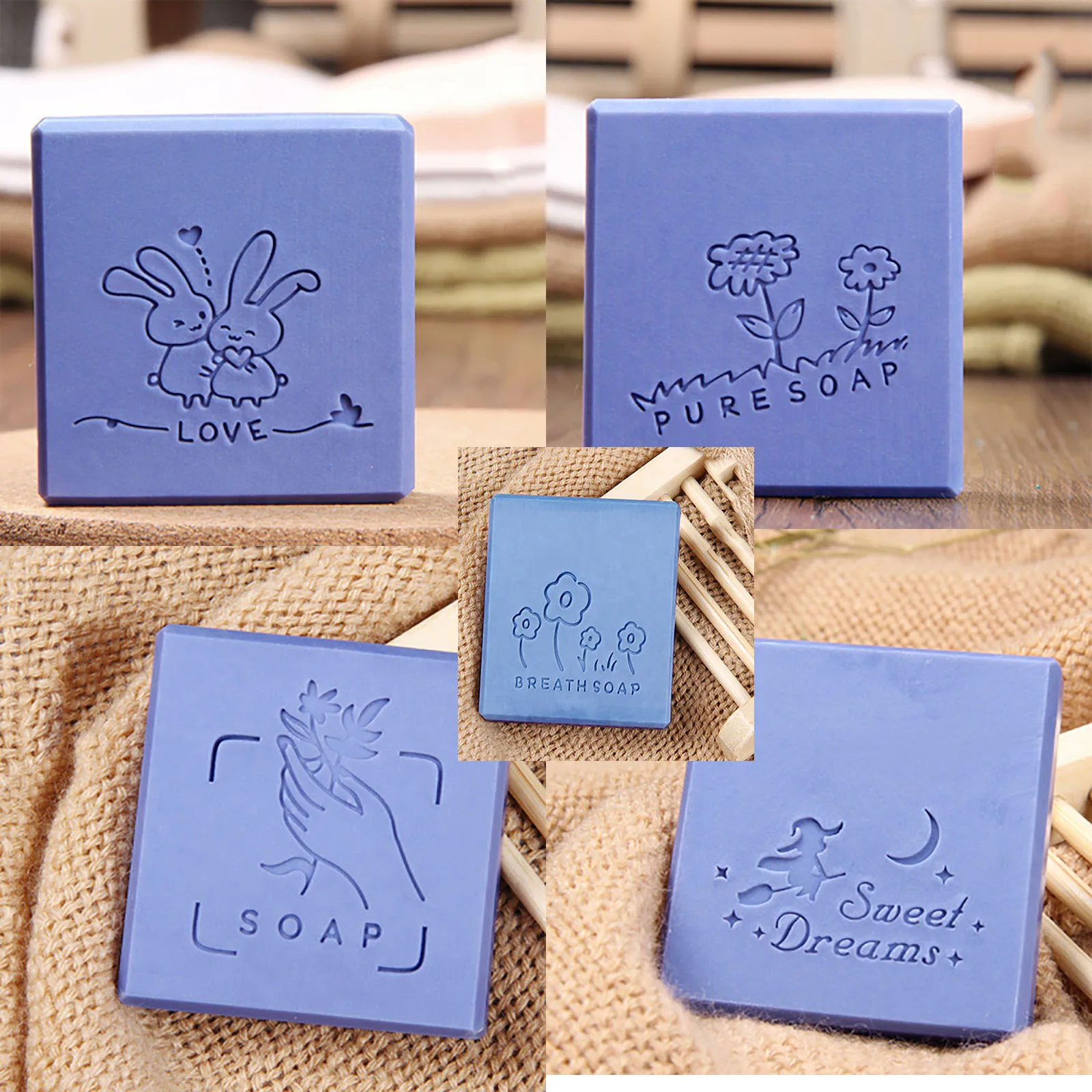 Cold Stamping Stamps, Acrylic Stamp, Soap Stamp, Seal Soaps