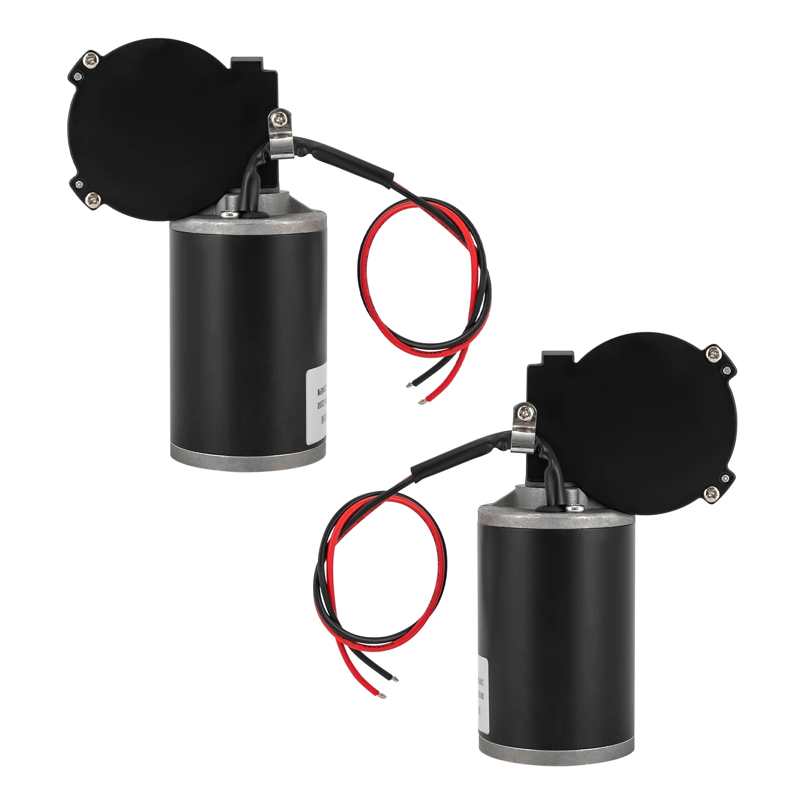 Micro DC Motor DC Gear Motor Electric Geared Motor DC Reduction Motor Self-Locking Motor Left/ Right(Selectable) 80W-24V 220RPM