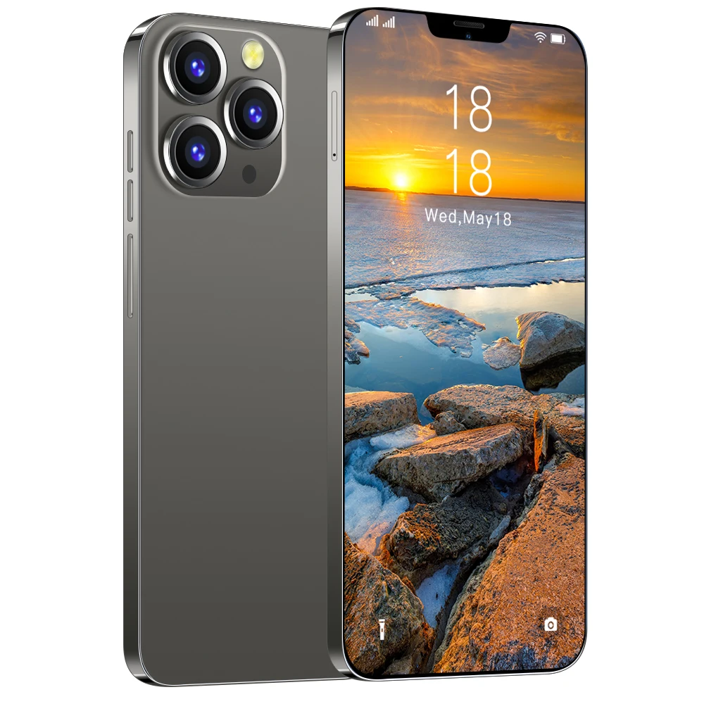 Smartphone I13 Pro Max 10 Core 6.7 Inch 6800 mAh 4G 5G Celular Global Version 16GB 512GB Smart Cell Mobile Hand Phone Telefon cell phones and 5g 5G Phones