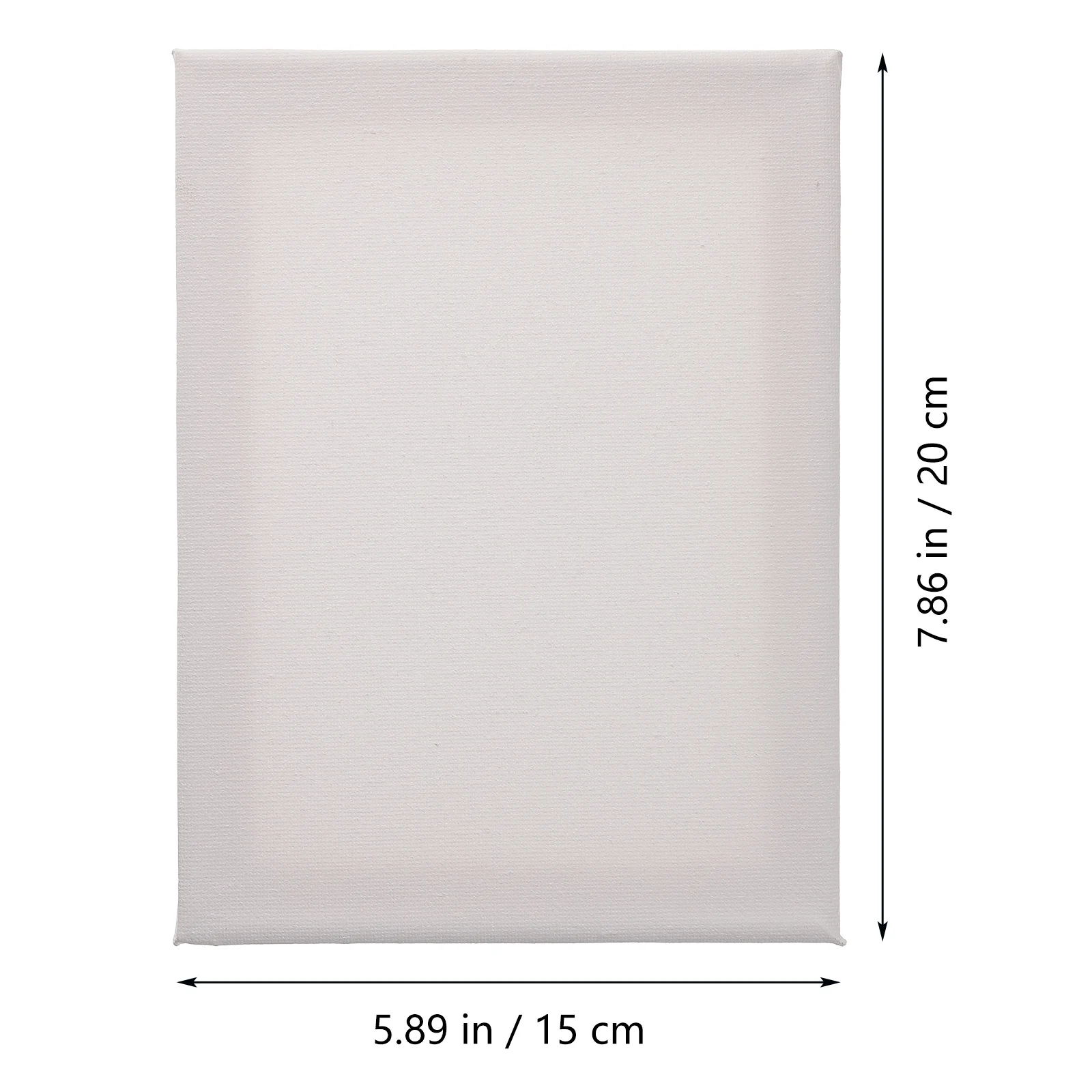 5pcs Stretched Canvas Square Blank Canvases Cotton Canvases For Oils Watercolor Painting Canvas 8 X 6 Inches ( 20 X 15 Cm)