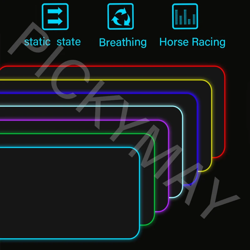 Mat Gaming Mousepads Teclado LED Mats Luminous Desk Pads Mouse Pad Para PC
