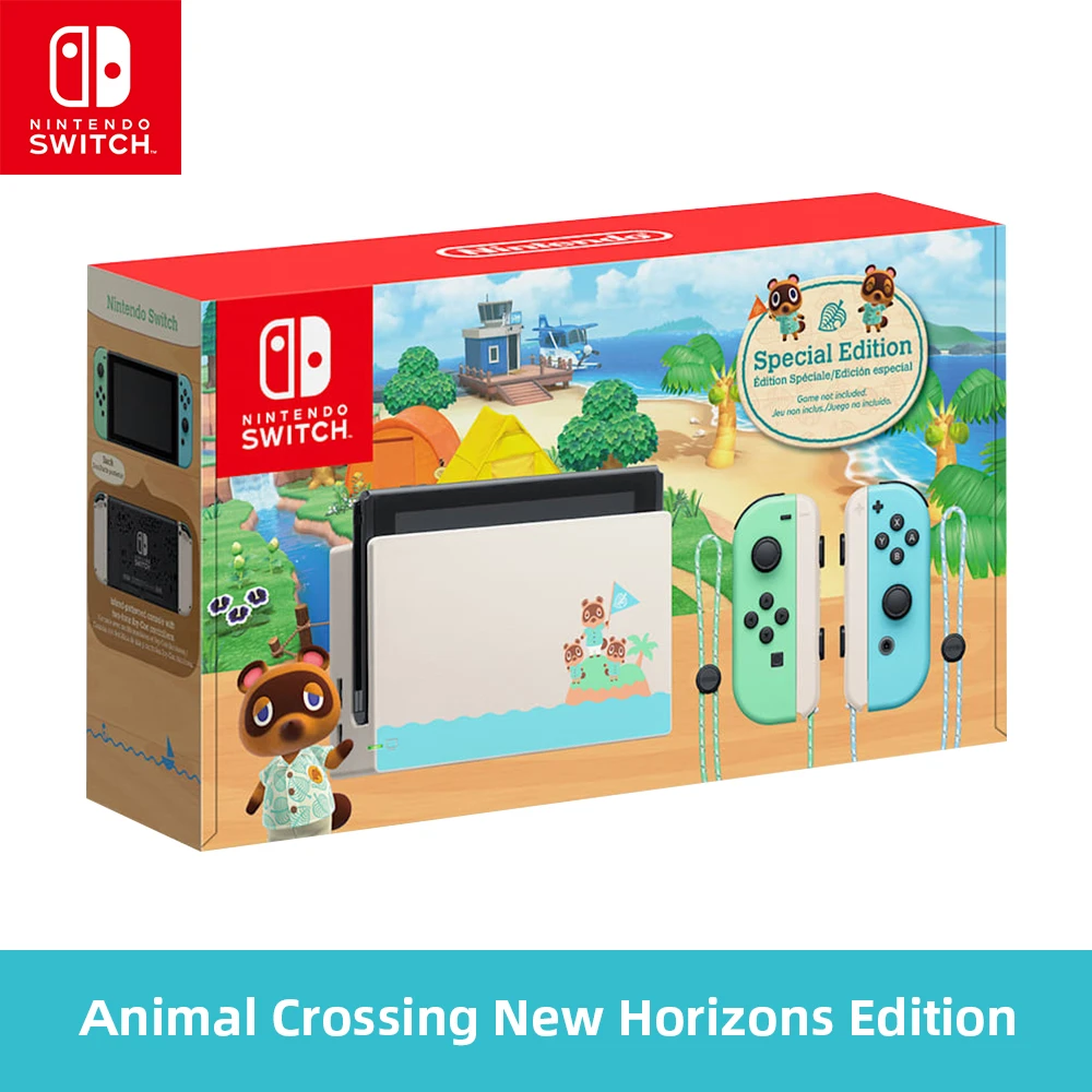 Nintendo Switch Animal Crossing New Horizons Edition Video Game Console -  Video Game Consoles - AliExpress
