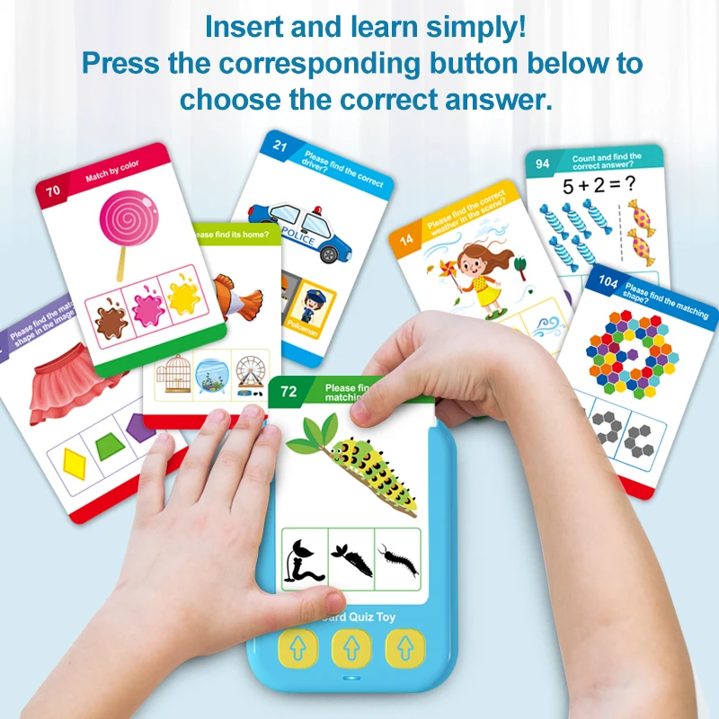 Educational Learning Talking Flash Cards Boys Girls Preschool Learning Reading Machine English Russian Spanish Arabic Kids Gift 2