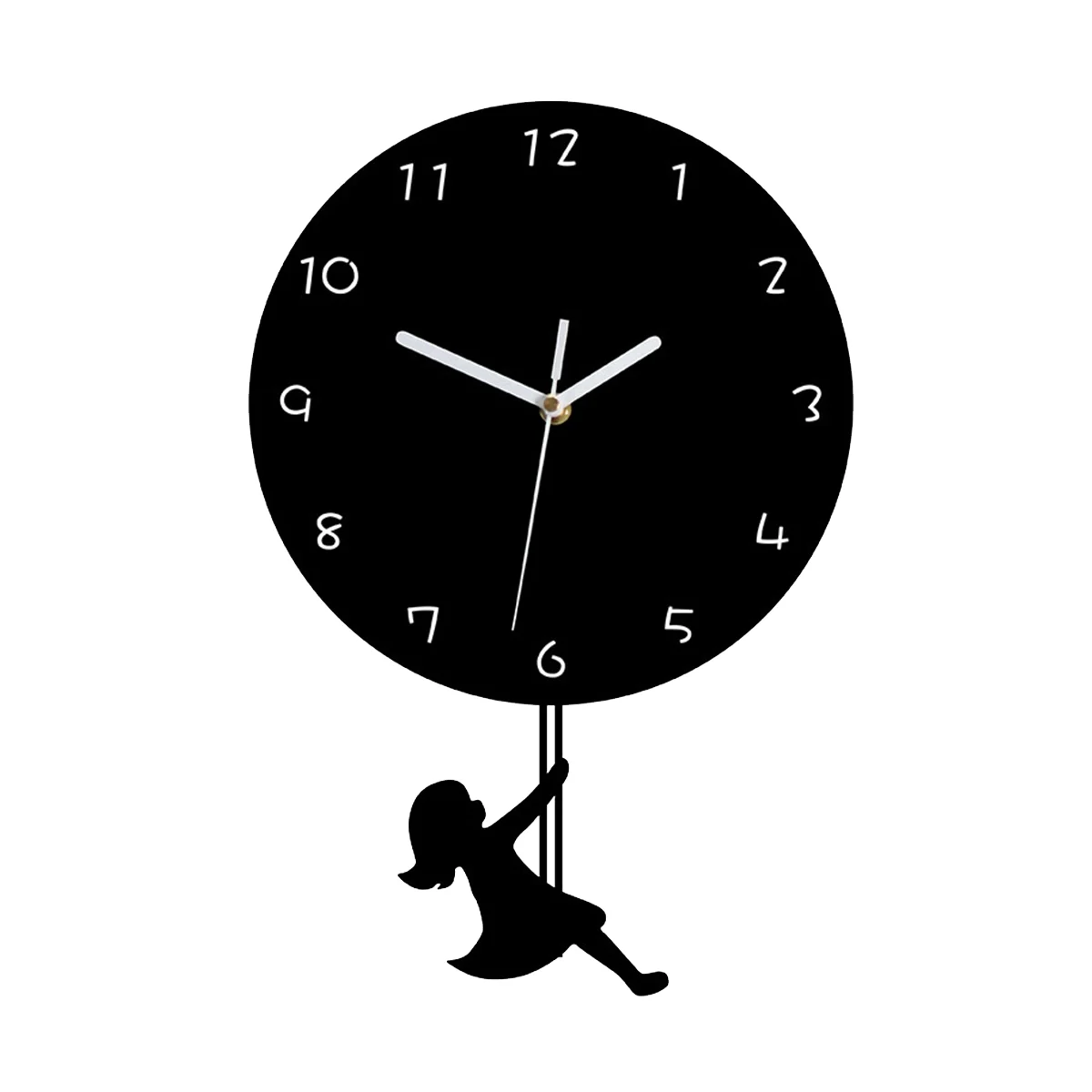 

Simple Wall Clock Living Room Decoration Silent Net Red Swing Quartz Clock Swing Wall Clock