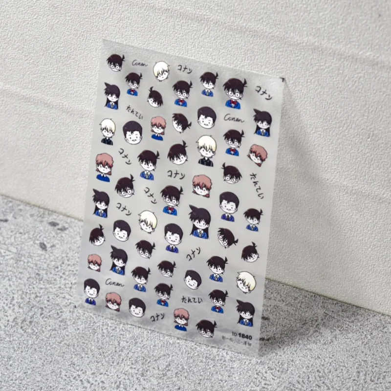 

[Meow.Sensei] Thin Tough 1840 Hot Adhesive Cute Nail Stickers Japanese Stickers Nail Stickers Cartoon